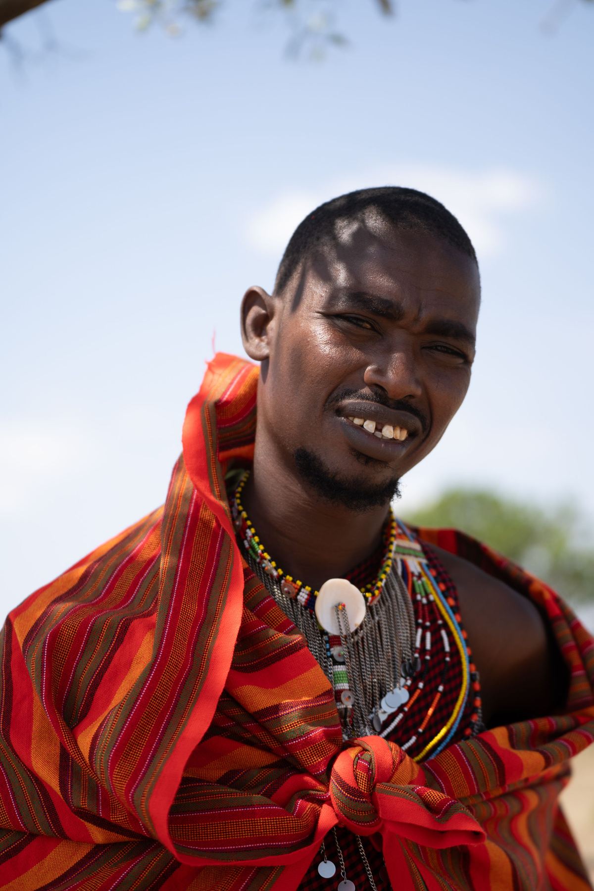 Maasai warrior portrait